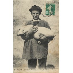 29 CLOHARS-CARNOËT. Les deux Amis bretons 1913