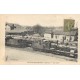 51 SAINT-MENEHOULD. La Gare avec locomotives à vapeur 1917