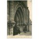 carte postale ancienne 17 ARS en RE. Le Porche de l'Eglise. Timbres Taxe 1935