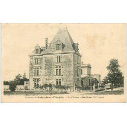 carte postale ancienne 17 AUTHON. Le Château 1905