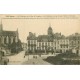 4 cpa 35 RENNES. Place Mission, Palais Justice, Hôtel de Ville et Préfecture rue Fougères
