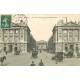 PROMO 2 cpa 75 PARIS. La Madeleine rue Royal et la Bourse 1908