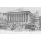 PROMO 2 cpa 75 PARIS. La Madeleine rue Royal et la Bourse 1908