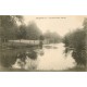 2 cpa 45 ORLEANS. Source du Loiret et Pont vers 1900