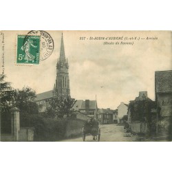 2 cpa 35 SAINT-AUBIN-D'AUBIGNE & SAINT-AUBIN-DU-CORMIER 1908 1943