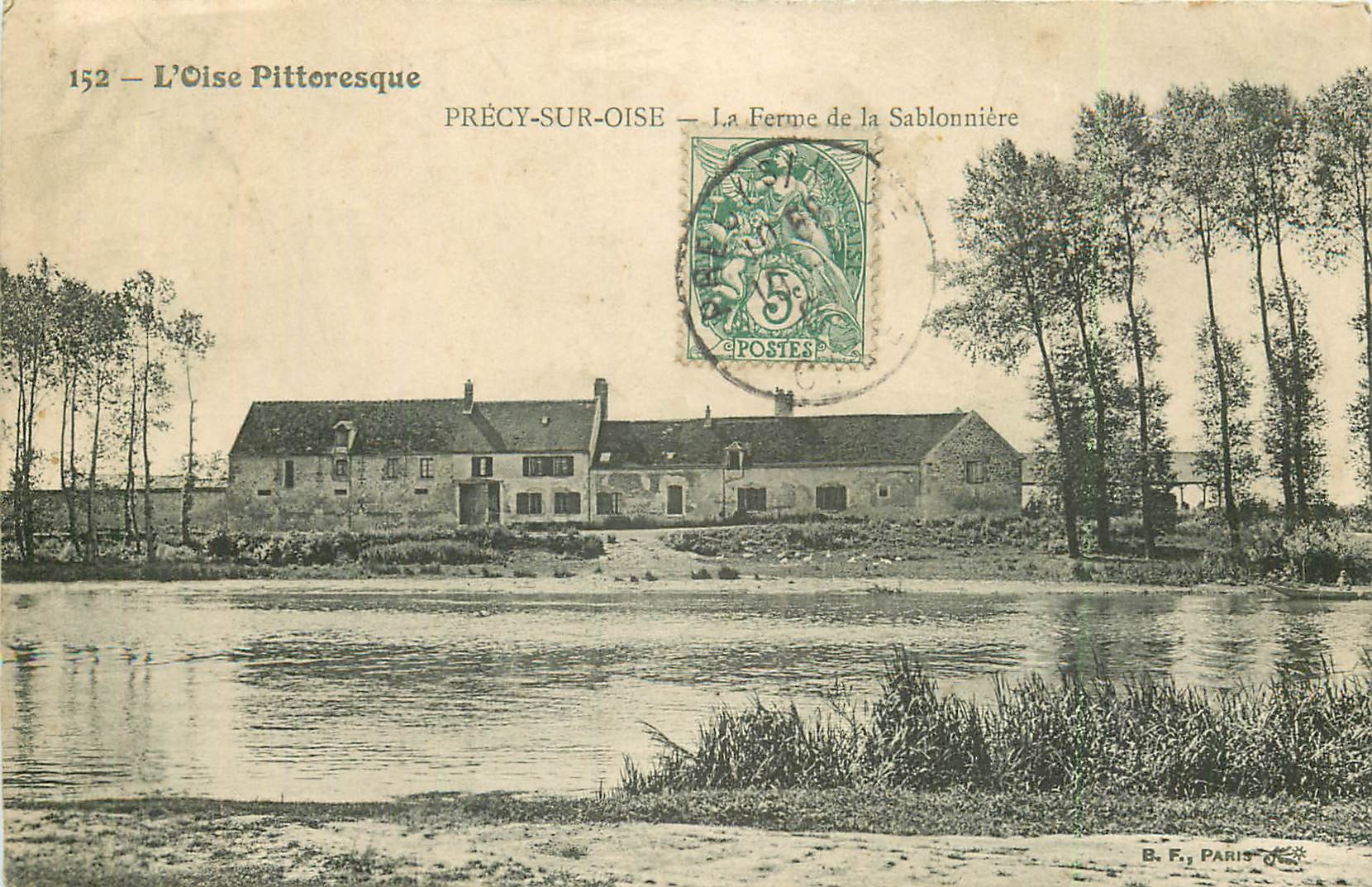 60 PRECY-SUR-OISE. La Ferme de la Sablonnière 1907