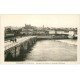 carte postale ancienne 16 CHABANAIS. Le Pont, les Ecoles et Quartier Saint-Pierre