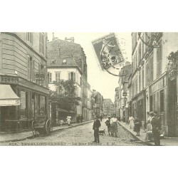 6 cpa 92 LEVALLOIS-PERRET par Société Générale. Rue Danton Place Chaptal, Mairie, Bal Artilleur, Île Jatte