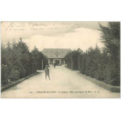 carte postale ancienne 17 CHATELAILLON. Allée du Casino vers 1907