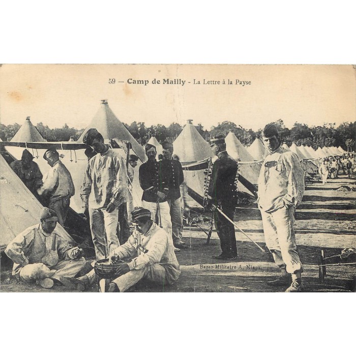 10 MAILLY-LE-CAMP. Hôpital Militaire des troupes Russes en France