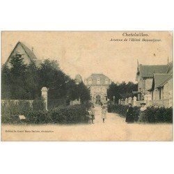 carte postale ancienne 17 CHATELAILLON. Avenue de l'Hôtel Beauséjour 1907