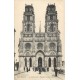 2 cpa 45 ORLEANS. Les Aydes Monument de la Défense et Cathédrale Eglise Sainte-Croix 1915
