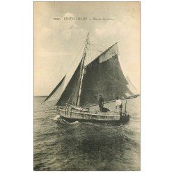 17 CHATELAILLON. Barque de pêche. Métiers de la Mer vers 1920