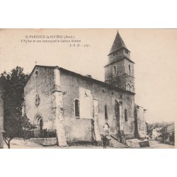 24 SAINT-PARDOUX-LA-RIVIERE. Eglise et son Cadran Solaire 1927