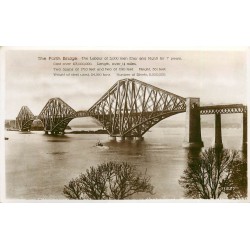 Photo cpsm petit format Ecosse THE FORTH BRIDGE Edinburgh