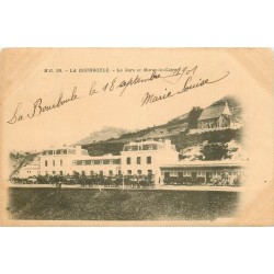 63 LA BOURBOULE. Fiacres à la Gare et Murat-le-Caire 1901