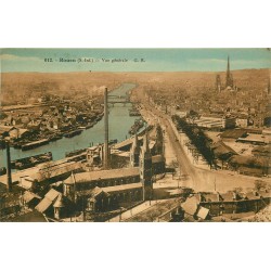 76 ROUEN. Vue sur la Ville 1947