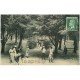 carte postale ancienne 17 CHATELAILLON. Jeux de Croquet sous le Pont rustique Parc 1914