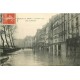 2 cpa PARIS inondations 1910. Quai de la Rapée et des Orfèvres