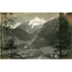 Photo cpsm petit format Suisse KANDERSTEG. Blümlisalp 1929