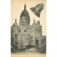 5 cpa PARIS 18. Basilique du Sacré-Coeur à Montmartre, Calvaire, Eglise Saint-Pierre et Cloche