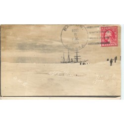 ALASKA. Barrow Navire bloqué dans la Glace 1915
