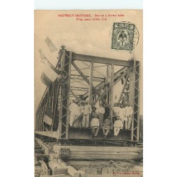 NOUVELLE CALEDONIE. Pont de la Rivière Salée 1914
