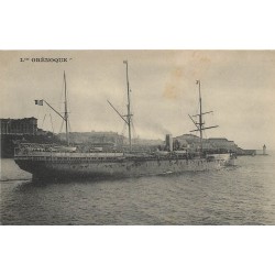 Navires Bateaux. Île de la Réunion, arrivée de l'ORENOQUE vers 1900