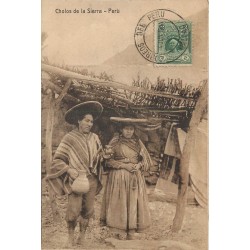 PEROU PERU. Cholos de la Sierra 1914