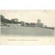 carte postale ancienne 17 FOURAS-LES-BAINS. Grande Plage et Sémaphore vers 1900