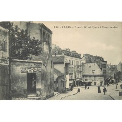 Paris 18 MONTMARTRE. Une Vacherie rue du Mont-Cenis.