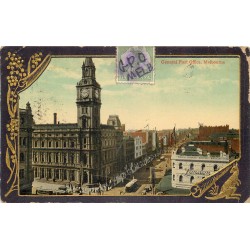Australie MELBOURNE General Post Office 1914