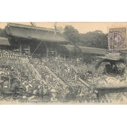 Japon NAGASAKI. View of Bustling at Osuwa Festival 1913
