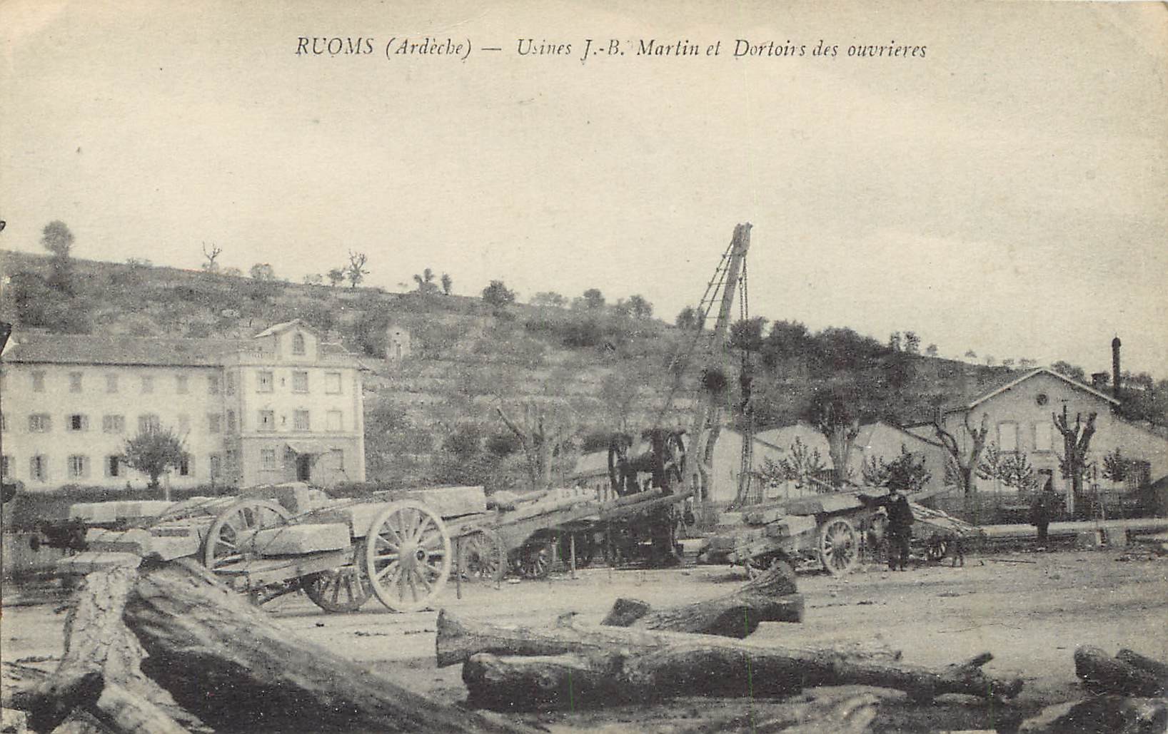 07 RUOMS. Usines Martin et dortoirs des Ouvriers