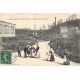 76 SAINT-LAURENT DE BREVEDENT. Descente de la Gare animée 1911