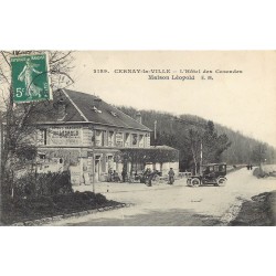 78 CERNAY-LA-VILLE. Voiture ancienne Maison Léopold Hôtel des Cascades 1909