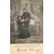 Série complète de 6 cpa sur LES COUPLES. Lui Militaire et elle amoureuse vers 1910..