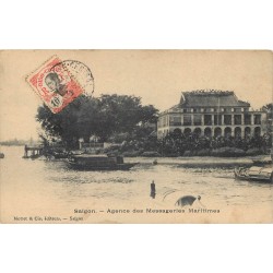 Viêt-Nam SAIGON Agence de messageries Maritimes 1913