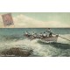 TAHITI. Aux Tuamotus Pêcheurs à la rame 1914