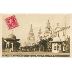 SAN FRANCISCO. Palm Walk and Towers. Worlds fair S.F Cal 1915