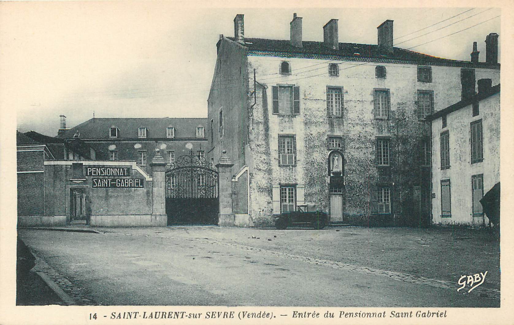 85 SAINT-LAURENT-SUR-SEVRE Pensionnat Saint-Gabriel Calvaire Grotte Basilique Père Montfort