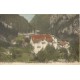 CHÂTELARD Hôtel Suisse frontière GARE DE TRAIN VOIX METRIQUE LIGNE CHAMONIX MARTIGNY 1907