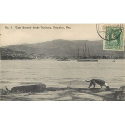 Mexique ACAPULCO vista desde Tambuco 1914