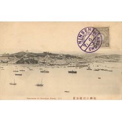 COREE KOREA. Panorama of Chemulpo 1913