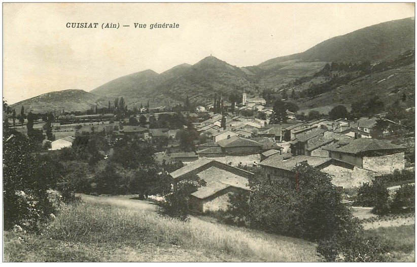 carte postale ancienne 01 Cuisiat. Le Village 1931