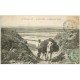 carte postale ancienne 17 ILE D'OLERON. La Récolte du Varech avec Cheval 1924