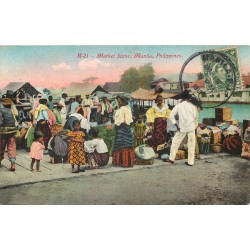 Philippines MANILA Market scene 1913