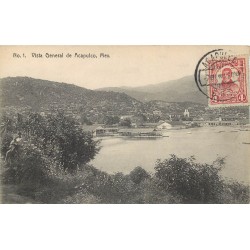 Mexico Mexique ACAPULCO vista General 1914