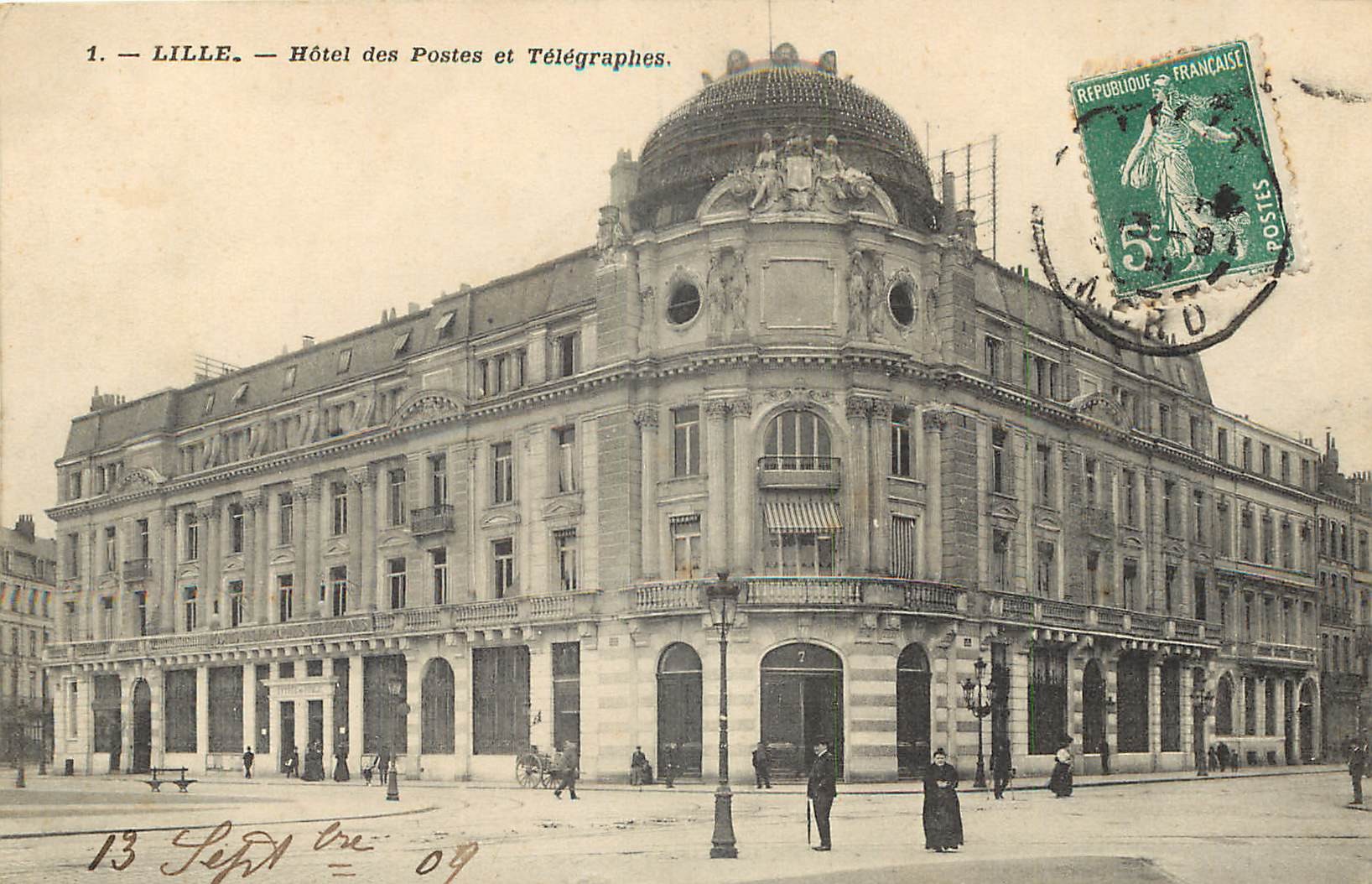59 LILLE. Hôtel des Postes et Télégraphes 1909