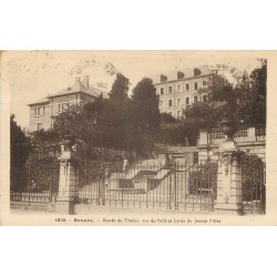 35 RENNES. Lycée de Jeunes Filles Entrée du Thabor rue de Paris